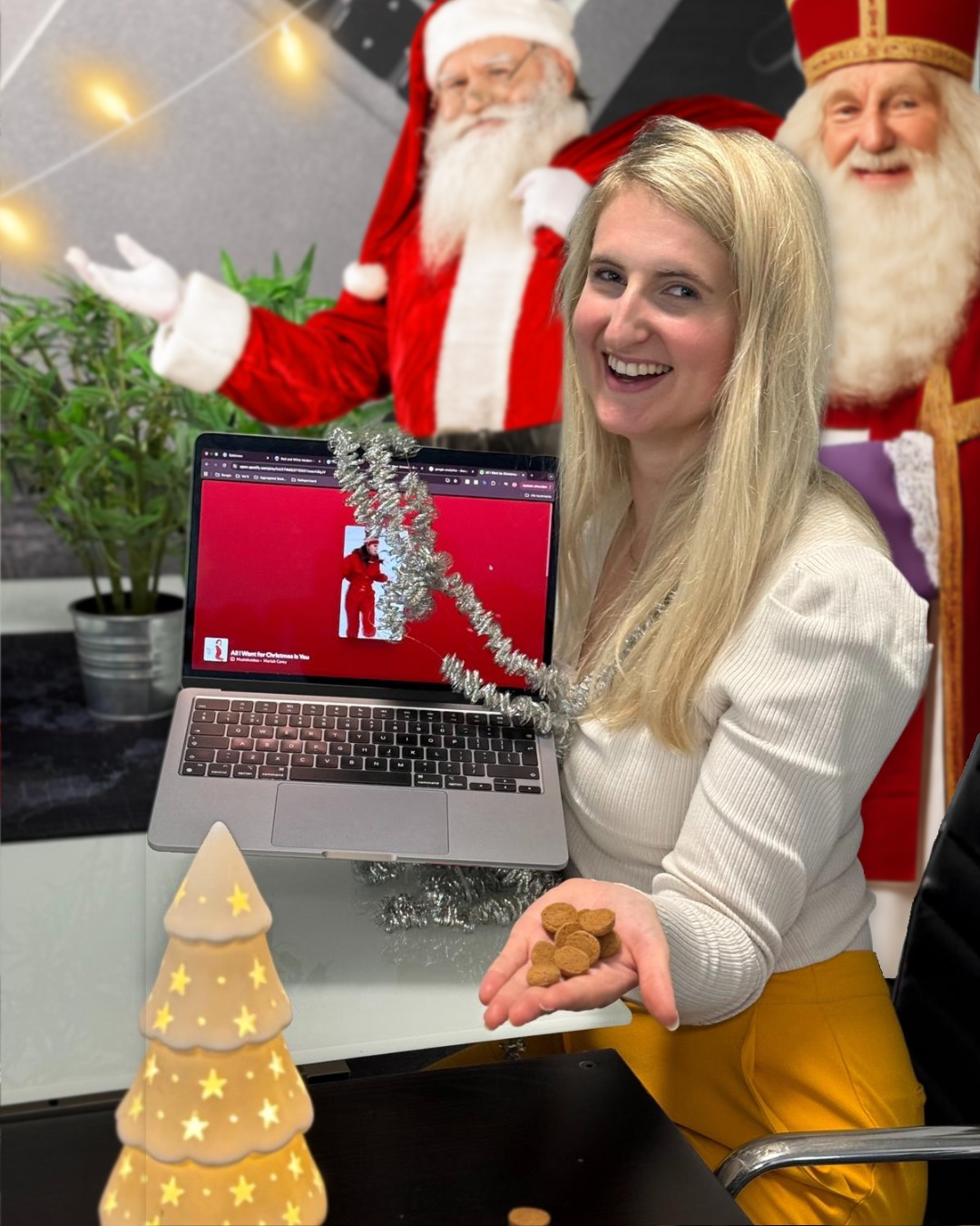 Voorbereiden van sinterklaas en kerst marketing activiteiten bij We'R Media
