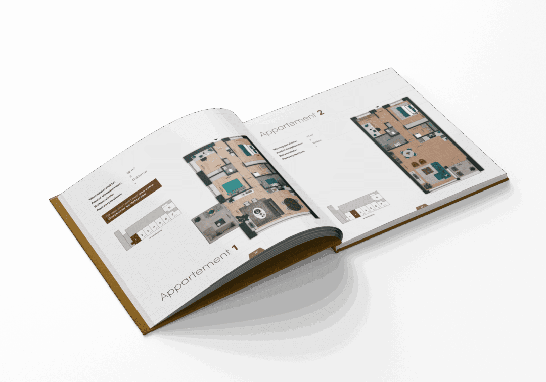 Bruin Goud catalogus ontwerp