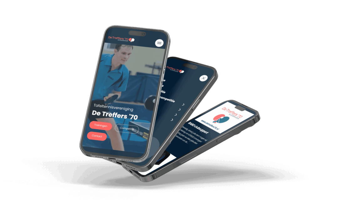 De Treffers mobiel ontwerp