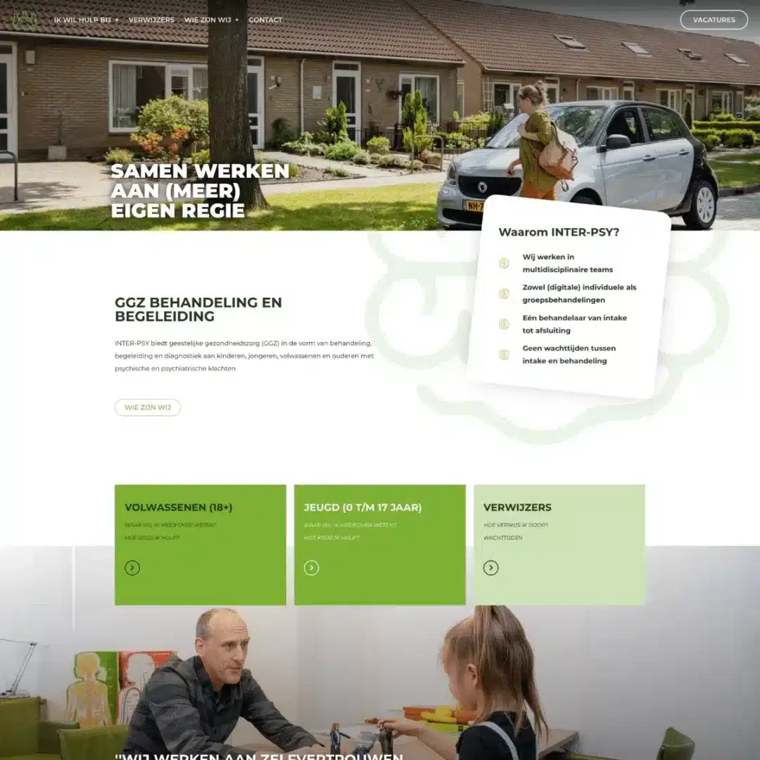 Website ontwerp Interpsy
